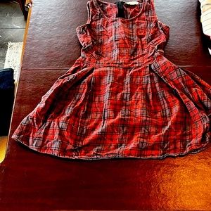 Olive and Oak plaid dress, women’s small